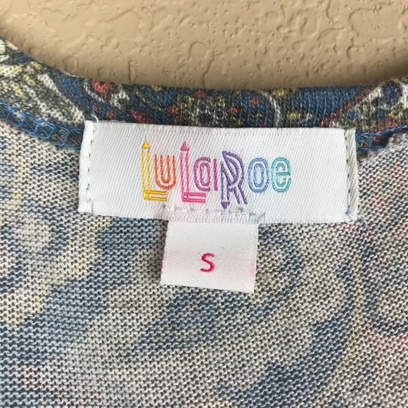 NWT Lularoe Paisley Print Sarah Duster Cardigan: S - Picture 4 of 11